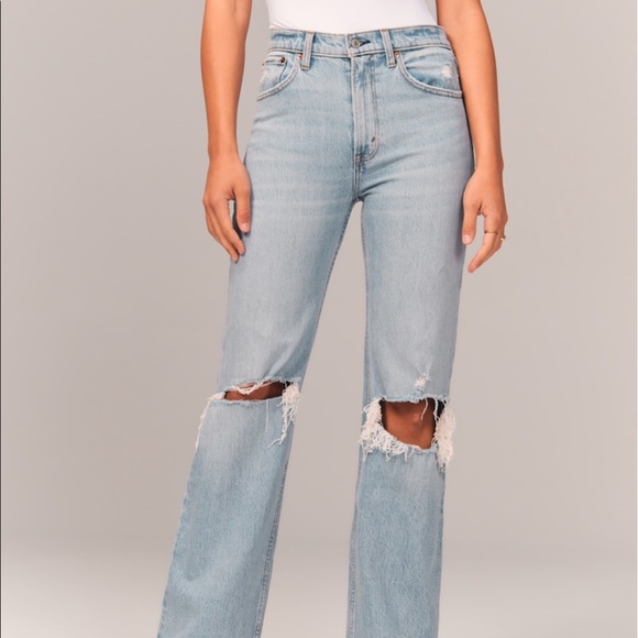 Abercrombie & Fitch High Rise Jeans - Picture 2 of 8